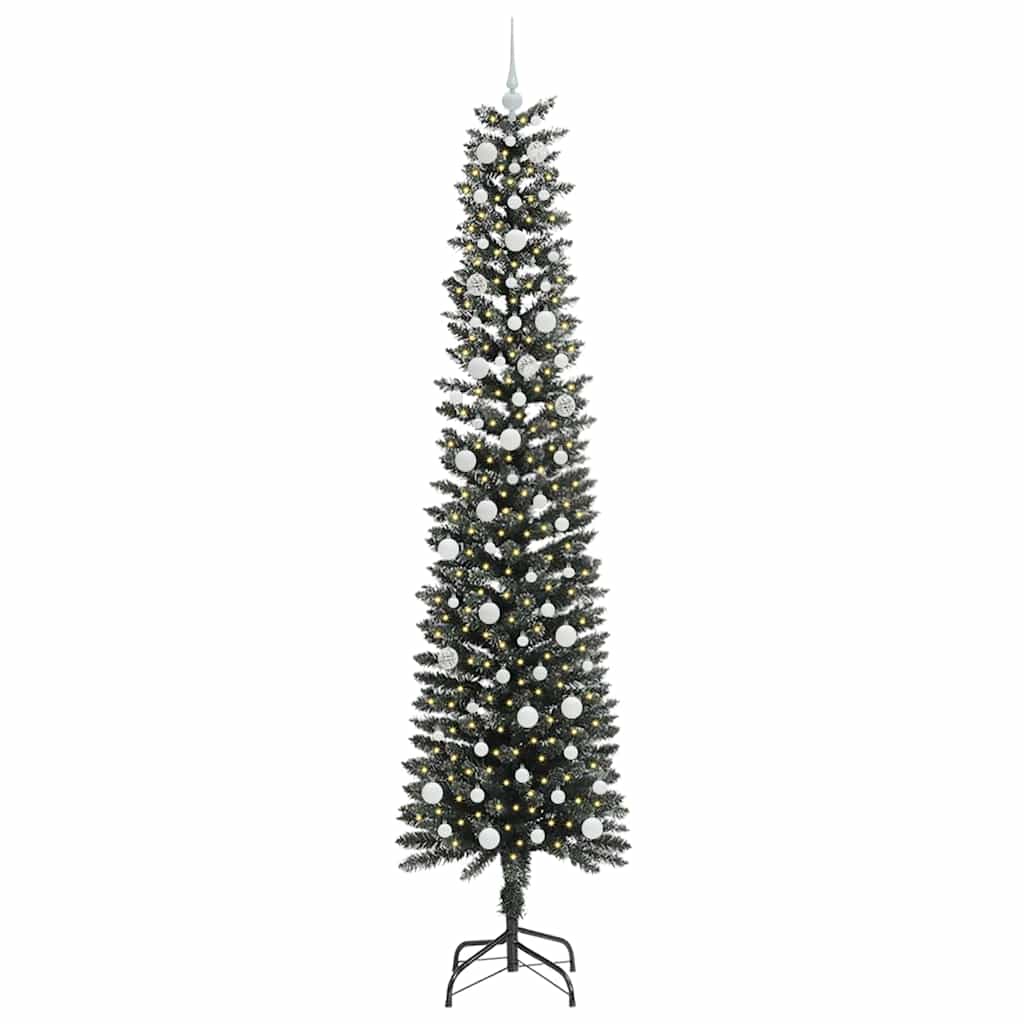 Albero di Natale Artificiale-Albero Natalizio con 300 LED Verde 240 cm 772152