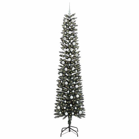 Albero di Natale Artificiale-Albero Natalizio con 300 LED Verde 240 cm 772152
