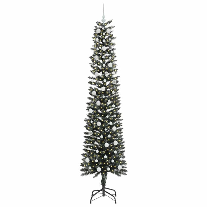 Albero di Natale Artificiale-Albero Natalizio con 300 LED Verde 240 cm 772152