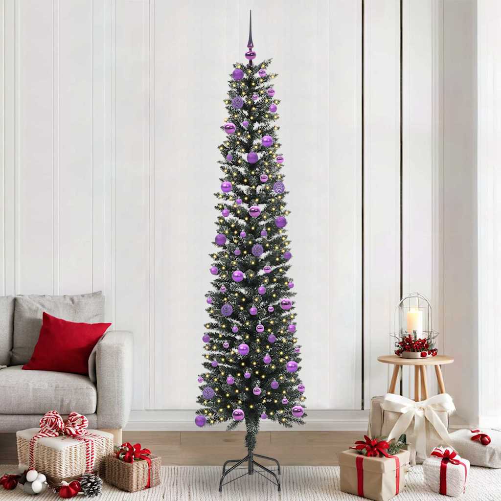 Albero di Natale artificiale con 300 LED Verde 58 x 58 x 240 cm 3395970