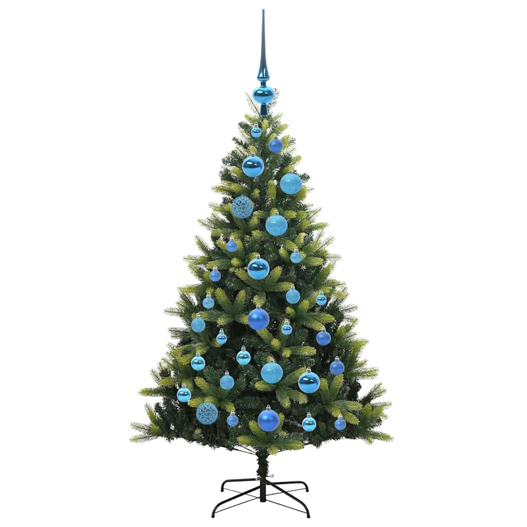 Albero di Natale Artificiale Pieghevole 150 LED Verde 120 cm 3395980