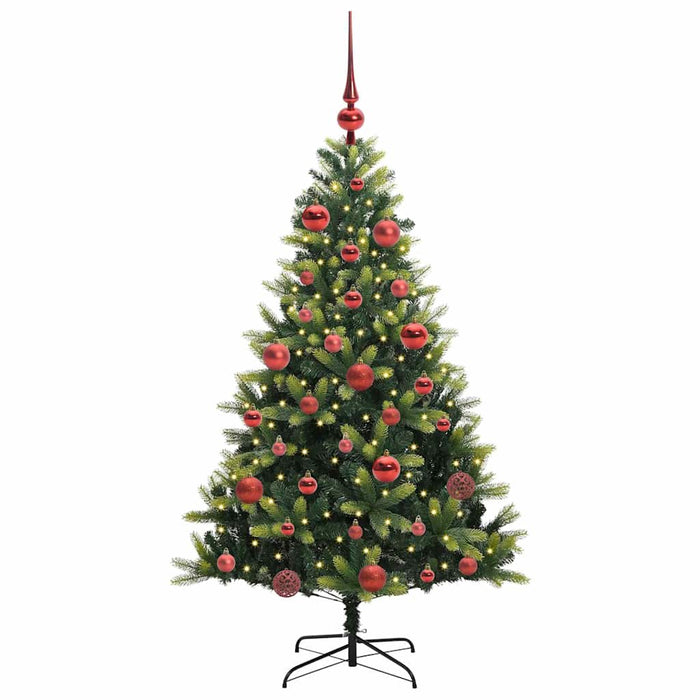 Albero di Natale Artificiale Pieghevole-Albero Natalizio 150 LED Verde 150 cm 199321