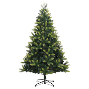 Albero di Natale Artificiale Pieghevole 150 LED Verde 150 cm 3395982