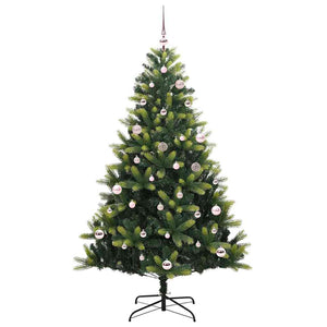 Albero di Natale Artificiale Pieghevole-Albero Natalizio 150 LED Verde 150 cm 149388