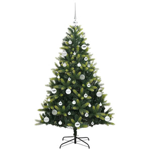 Albero di Natale Artificiale Pieghevole 150 LED Verde 150 cm 3395987