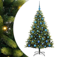Albero di Natale Artificiale Pieghevole-Albero Natalizio 150 LED Verde 150 cm 460421