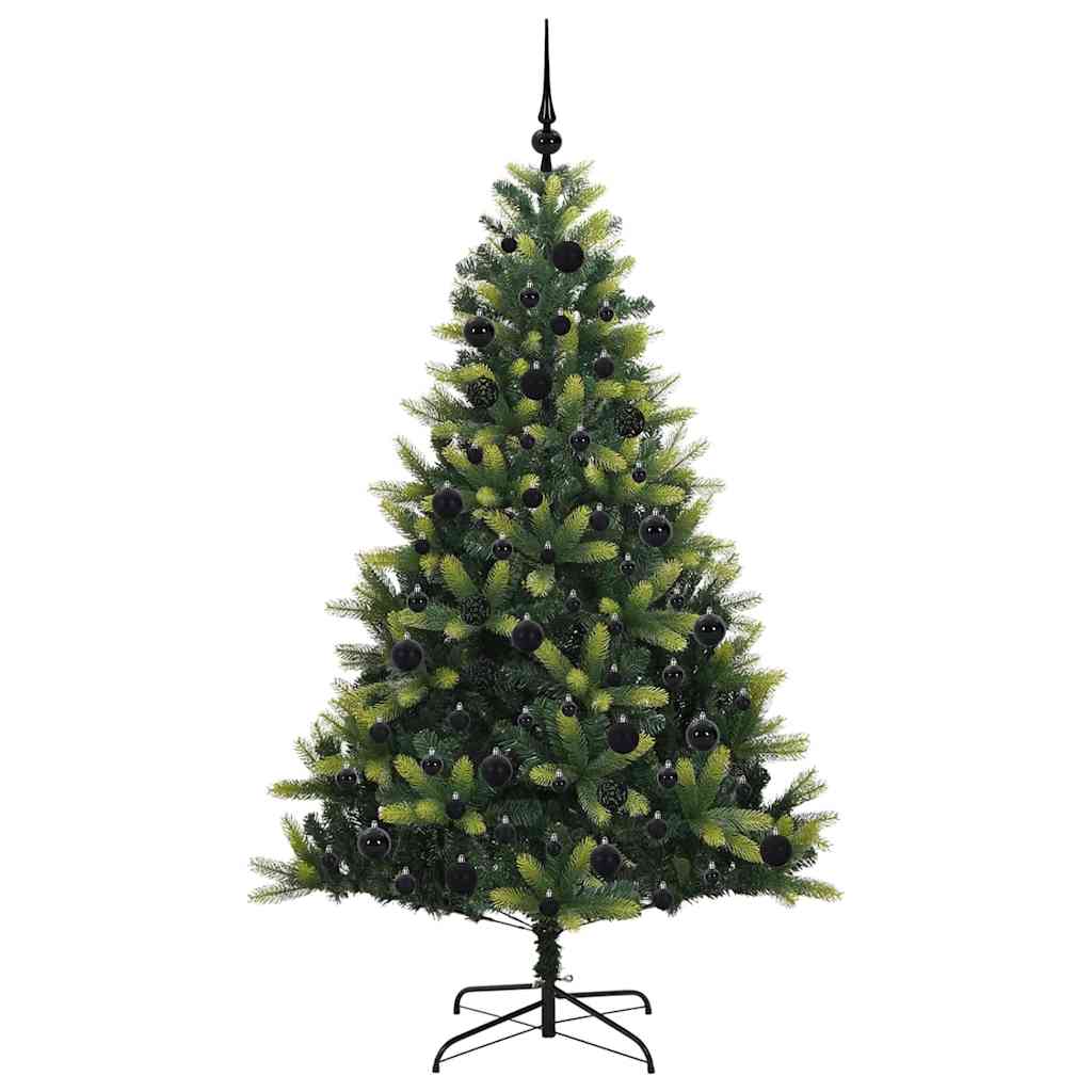 Albero di Natale Artificiale Pieghevole con 300 LED 180 cm 3395992