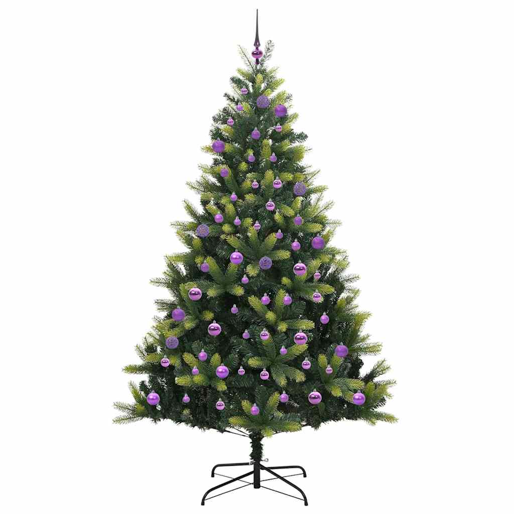 Albero di Natale Artificiale Pieghevole con 300 LED 180 cm 3395997