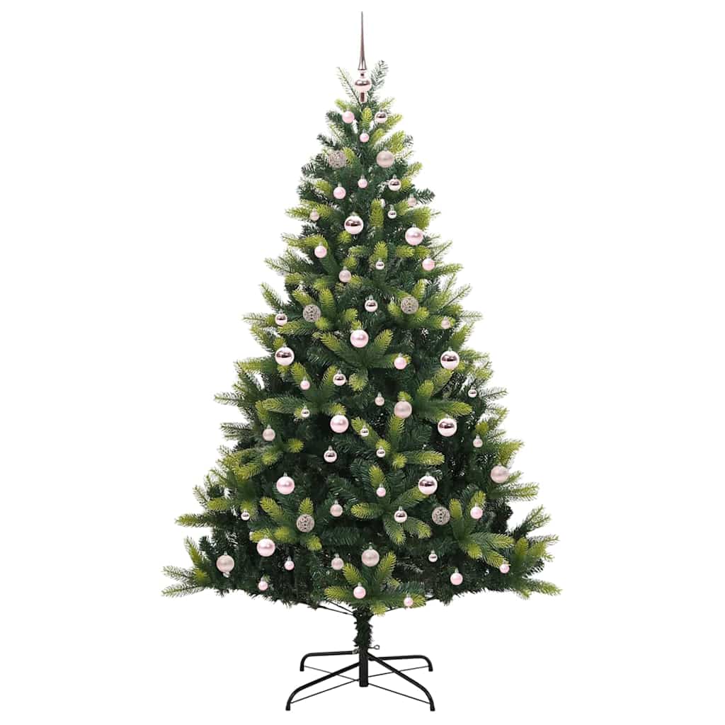 Albero di Natale artificiale a cerniera 300 LED Verde 210 cm 3396002