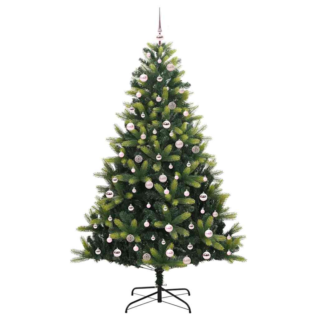 Albero di Natale Artificiale a Cerniera 300 LED Verde 240 cm 3396011