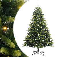 Albero di Natale Artificiale Pieghevole 300 LEDs Verde 240 cm 3396012