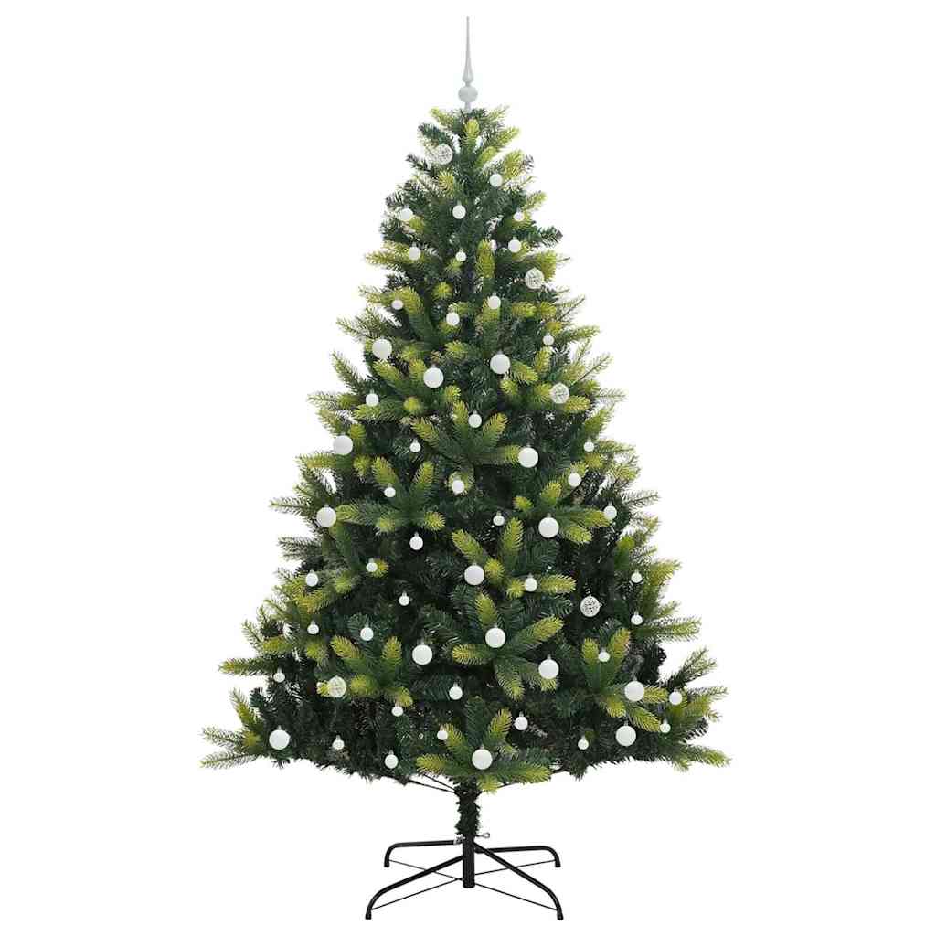 Albero di Natale Artificiale Pieghevole 300 LEDs Verde 240 cm 3396012