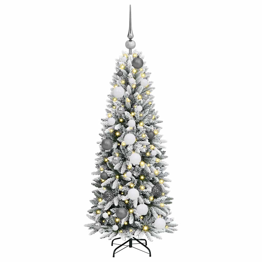 vidaXL Albero di Natale artificiale Bianco 120 cm PVC