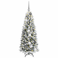 vidaXL Albero di Natale artificiale Bianco 120 cm PVC
