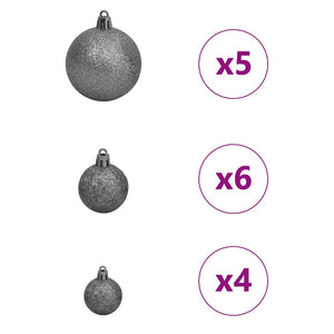 Albero di Natale artificiale Bianco 120 cm PVC 3396020