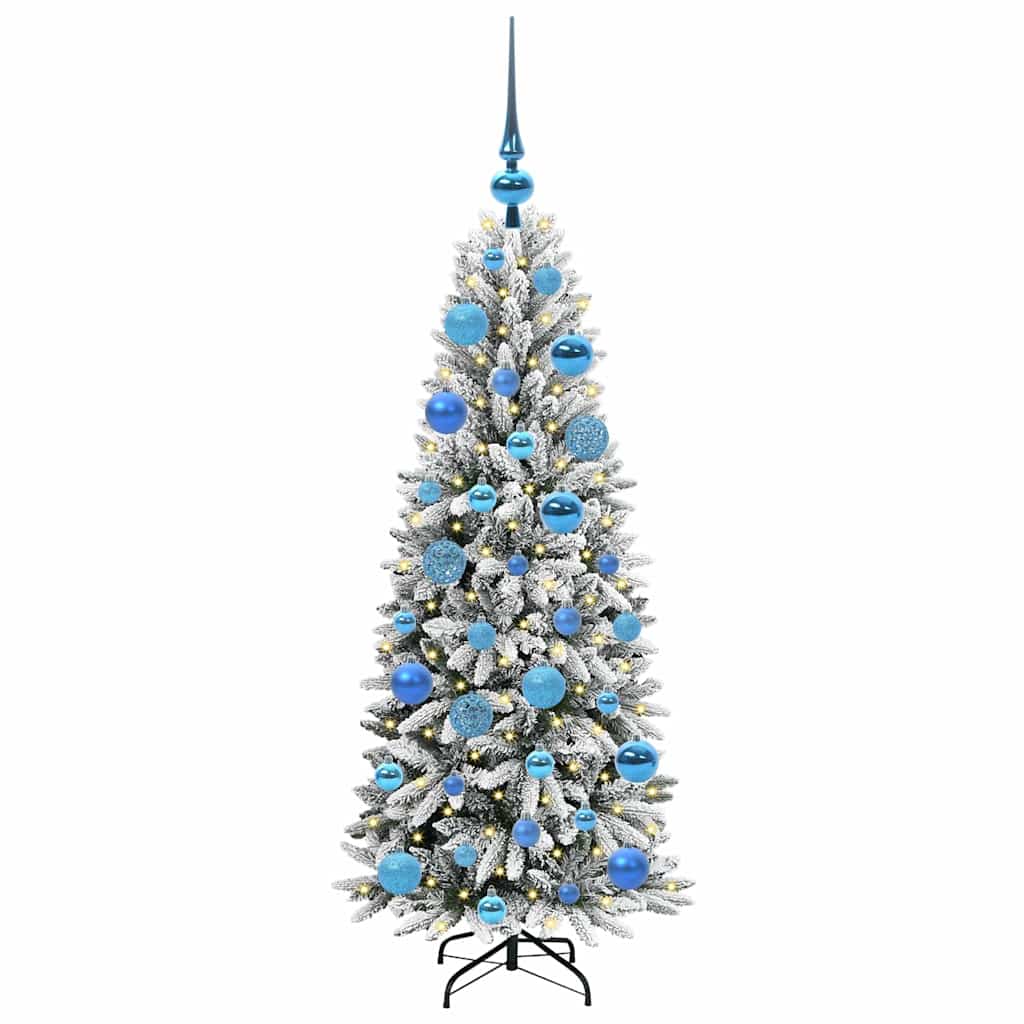 Albero di Natale Artificiale-Albero Natalizio con 150 LED Bianco 120 cm 347090