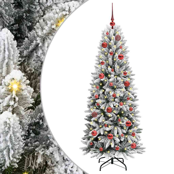 Albero di Natale artificiale Bianco 63 x 63 x 150 cm 3396033