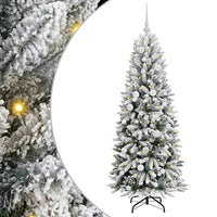 Albero di Natale Artificiale-Albero Natalizio con 150 LED Bianco 150 cm 531688