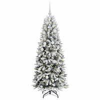 Albero di Natale Artificiale-Albero Natalizio con 150 LED Bianco 150 cm 531688