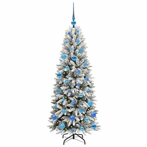Albero di Natale Artificiale-Albero Natalizio con 150 LED Bianco 150 cm 325830