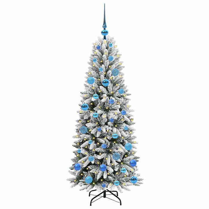 Albero di Natale Artificiale-Albero Natalizio con 150 LED Bianco 150 cm 325830