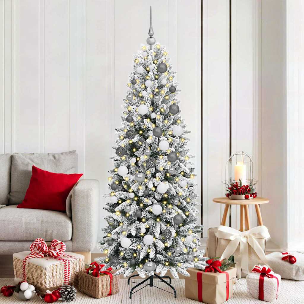 Albero di Natale artificiale Bianco 180 cm PVC 3396044