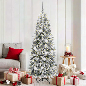 Albero di Natale artificiale Bianco 180 cm PVC 3396044