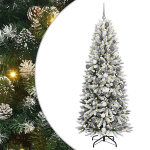 Albero di Natale artificiale Bianco 210 cm PVC 3396056