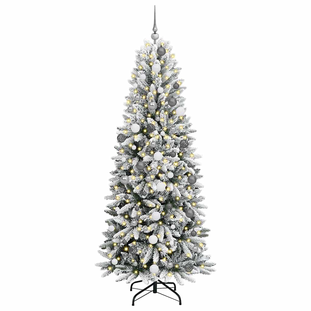 Albero di Natale artificiale Bianco 210 cm PVC 3396056
