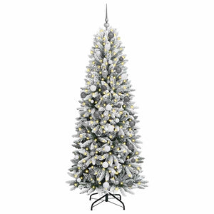 Albero di Natale artificiale Bianco 210 cm PVC 3396056