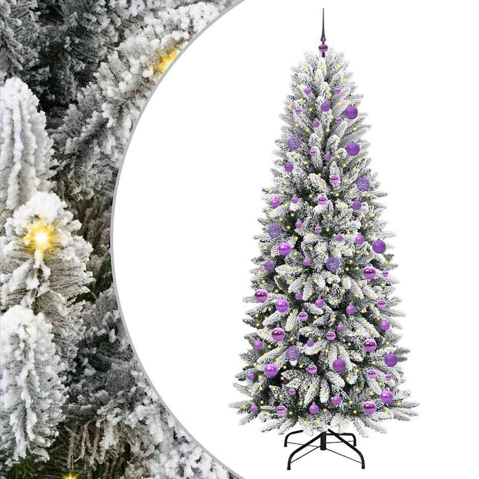 Albero di Natale artificiale Bianco 78 x 78 x 210 cm 3396063