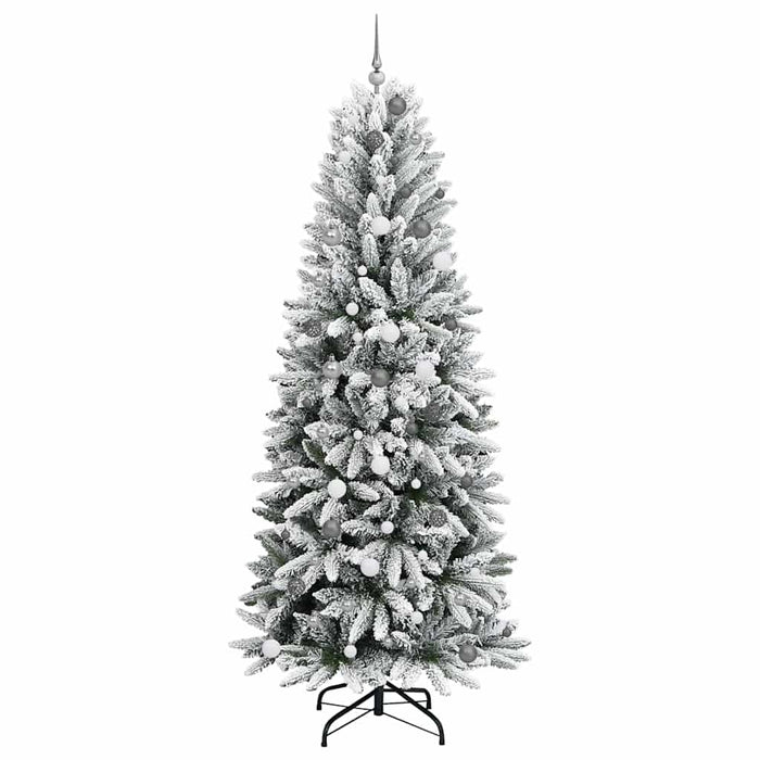 vidaXL Albero di Natale artificiale Bianco 240 cm PVC