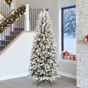 Albero di Natale artificiale Bianco 93 x 93 x 240 cm 3396071