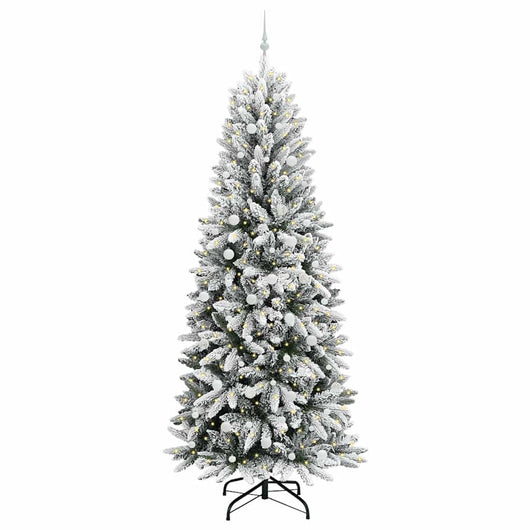 Albero di Natale Artificiale-Albero Natalizio con 300 LED Bianco 240 cm 926212