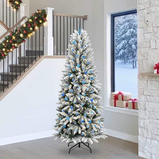 Albero di Natale artificiale Bianco 93 x 93 x 240 cm 3396076