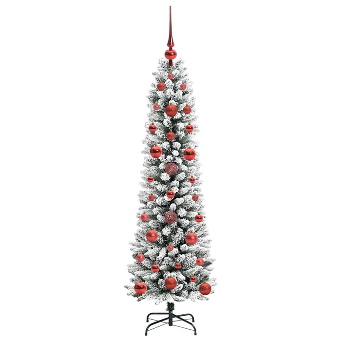 Albero di Natale artificiale con 150 LED Verde e bianco 120 cm 3396081