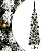 Albero di Natale Artificiale-Albero Natalizio con 150 LED Bianco 120 cm 758530