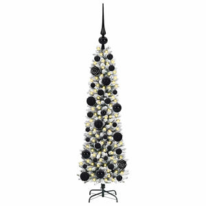 Albero di Natale Artificiale-Albero Natalizio con 150 LED Bianco 120 cm 758530
