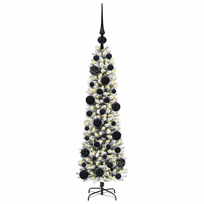 Albero di Natale Artificiale-Albero Natalizio con 150 LED Bianco 120 cm 758530