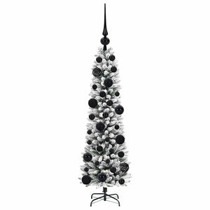 Albero di Natale artificiale con 150 LED Verde e bianco 120 cm 3396082