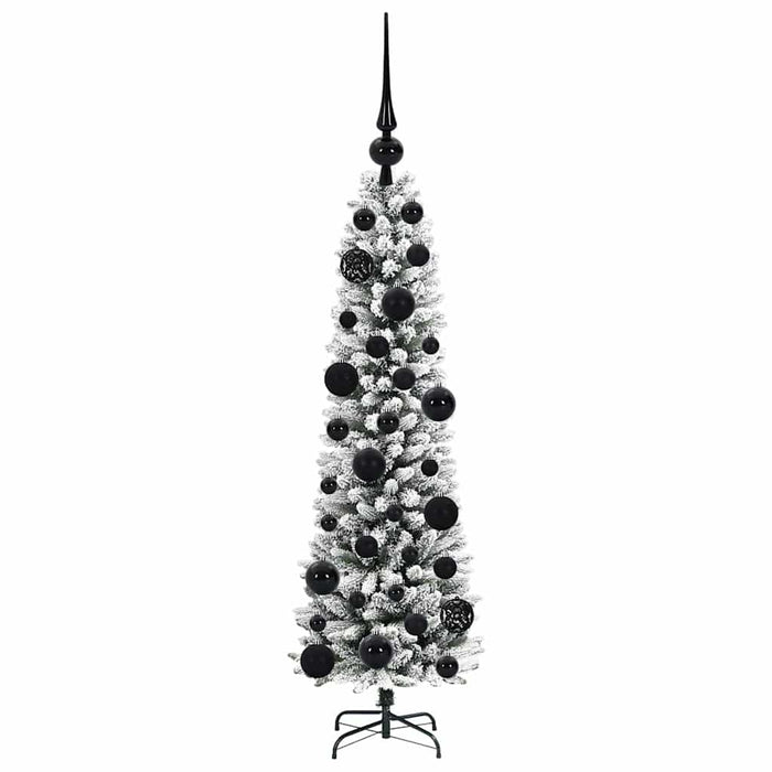 Albero di Natale artificiale con 150 LED Verde e bianco 120 cm 3396082