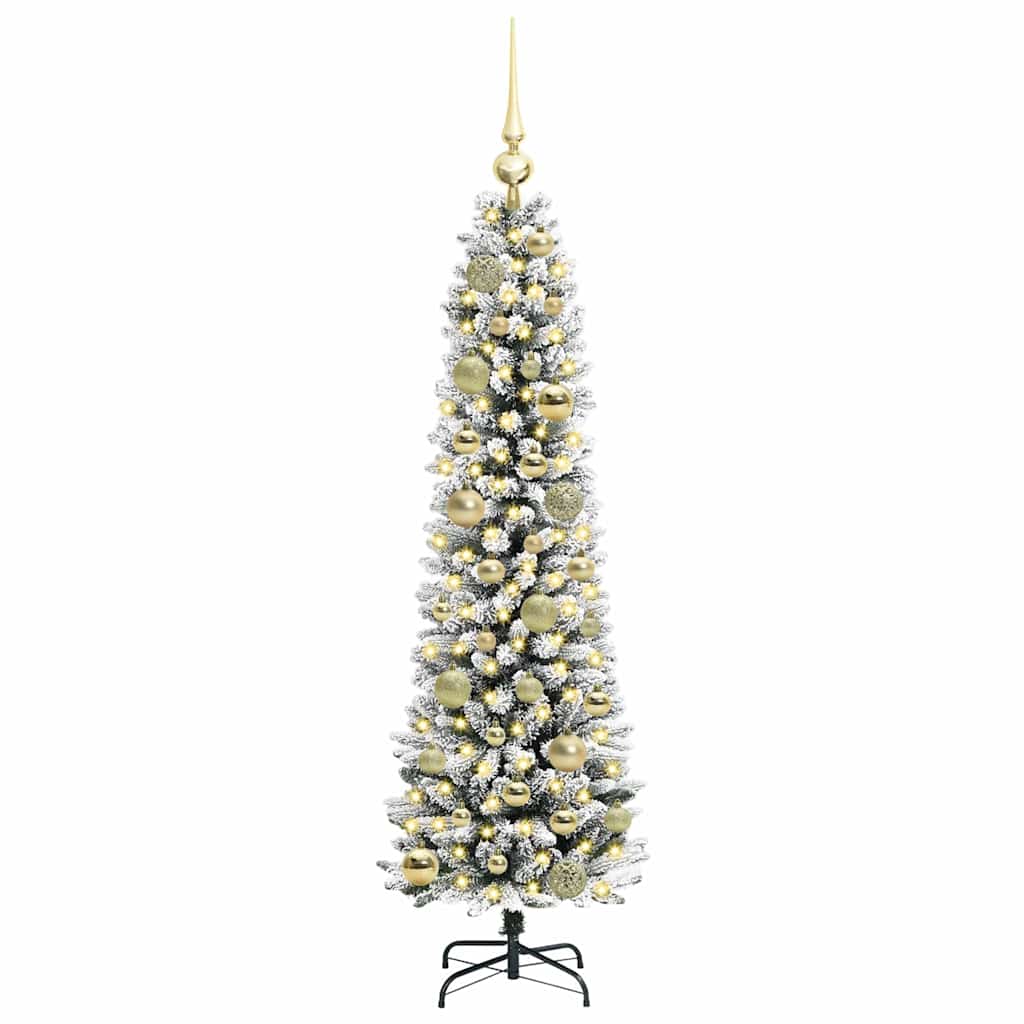 Albero di Natale Artificiale-Albero Natalizio con 150 LED Bianco 120 cm 102223