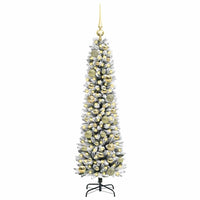Albero di Natale Artificiale-Albero Natalizio con 150 LED Bianco 120 cm 102223
