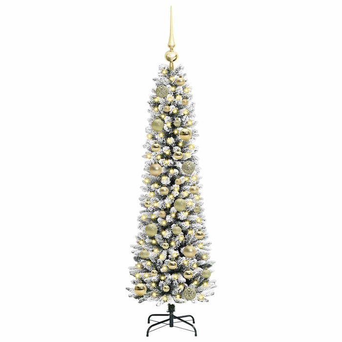 Albero di Natale Artificiale-Albero Natalizio con 150 LED Bianco 120 cm 102223