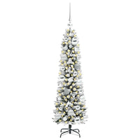 Albero di Natale Artificiale-Albero Natalizio con 150 LED Bianco 120 cm 868937