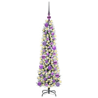 Albero di Natale Artificiale-Albero Natalizio con 150 LED Bianco 120 cm 346079