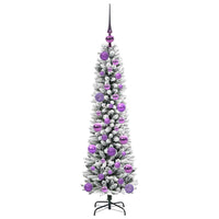 Albero di Natale artificiale con 150 LED Verde e bianco 120 cm 3396087