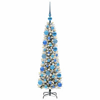 Albero di Natale Artificiale-Albero Natalizio con 150 LED Bianco 120 cm 875618