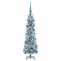 Albero di Natale artificiale con 150 LED Verde e bianco 120 cm 3396088