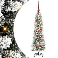 Albero di Natale Artificiale-Albero Natalizio con 150 LED Bianco 120 cm 768352